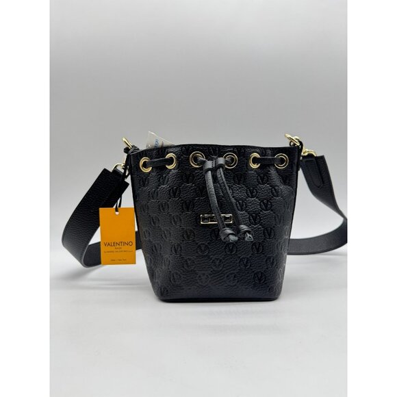 VALENTINO Mario Valentino Jules monogram logo shoulder bag Dust